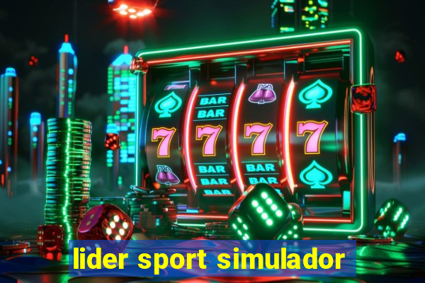 lider sport simulador